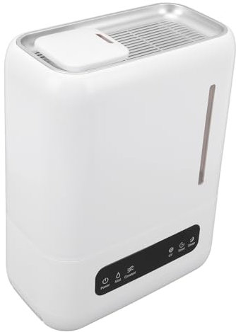 4L Top Fill Luftbefeuchter mit Fernbedienung, Diffusor für ätherische Öle, Automatische Abschaltung, 360-Grad-Nebelrichtung, Konstante Temperatur mit Heizfunktion für (EU-Stecker)