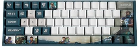 Valorant Harbor 29 tangentkåpor OEM-profil, PBT OEM-profil, sublimeringslayout, kompatibel med de flesta mekaniska tangentbord (11)