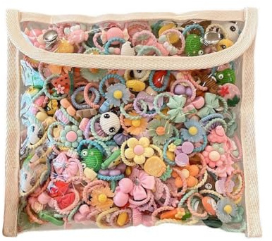 GXGM 100 Piezas Coleteros Pelo Niña Coloridas, Gomas Pelo Niña, Gomas Pelo Bebe, Gomillas Niña de Color Mixto, Accesorios para El Cabello para Bebé, Gomas para El Cabello