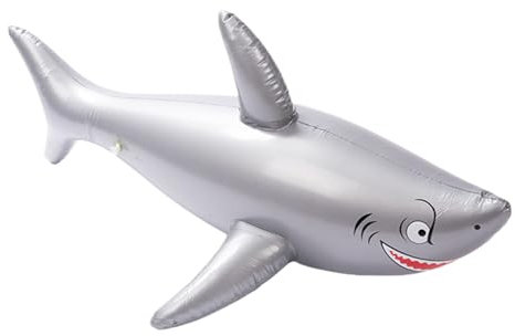 Inflatable Shark Pool Toys | Hai Pool Swimming Joy| Funny Shark Pool Swimmer, Stylish Shark Party Decorations, Big Inflatable Shark Pool Accessories