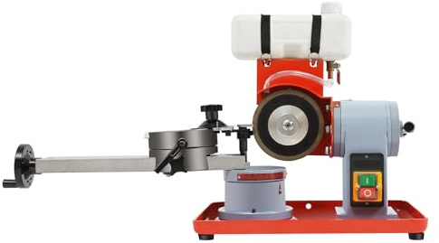 JJsdwin WassermüHle SäGeblattschäRfgeräT, Wasserspritze KreissäGeblatt mit Einstellbarer Winkel, 1L Schärfmaschine für Holzwerkstoffherstellung, Rot