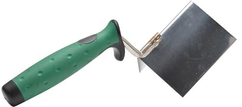 Truelle d'angle pour mur extérieur et intérieur - Outil auxiliaire de construction en acier inoxydable - Outil de finition de plâtre - Truelle de boue de diatomée en acier inoxydable