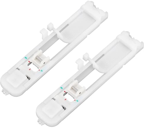 Culnflun 2pcs piede presser per macchina da cucire Multi function cucitura home cucchiaino piede pressa Scap bottone di scorrimento piede per la casa parti della macchina in plasti