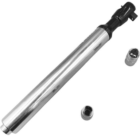 JISADER Llave de trinquete inalámbrica extendida, llave de impacto, adaptador de taladro profesional resistente de 1/2 pulgada para reparaciones automotrices