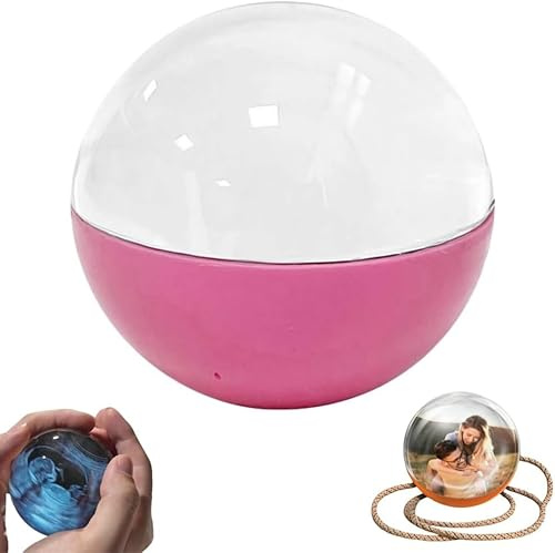 3D Ultrasound Crystal Ball, 2.7in Video Crystal Balls, Memory Sphere, Personalized Ultrasound Memory Orb Ball with Electronic Display Sound for Couples, Pets, Memories
