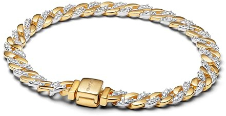 PANDORA Damenarmband Zweifarbig Pavé 564229C01