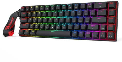 Redragon K631 HE Clavier Mecanique Filaire 68 Touches 8K Magnetique RVB | Clavier mecanique filaire RVB declenchement rapide 68 touches 8K interrupteur magnetique Hall point d actionnement reglable
