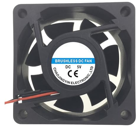 2. Heavy Duty 60mm Computer Case Fan, Low Noise, Energy Efficient Radiator Cooling, CPU/Workstation/Router PC Cooling Fan