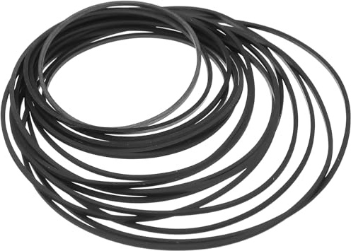Sewroro Antriebsriemen Kassettenrekorder 50 Stück 1mm Gummiriemen für Kassettenspieler und Audiogeräte Reparatur
