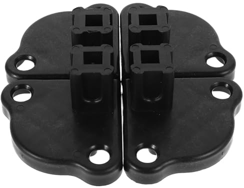 POPETPOP Lot de 4 Bases de Tente en Plastique Antidérapantes, Supports Portables et Légers pour Pieds de Parasol, Accessoires de Camping Universels pour Auvent de Remorque, Stabilité