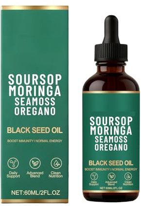 Gotas líquidas de amargo de guanábana: Favorecen el equilibrio y la vitalidad general. Para hombres y mujeres. 56 ml (2 onzas líquidas).,1pcs