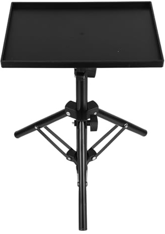 NOLITOY Soporte Proyector Suelo Ajustable Diseño de Trípode, Material ABS y Hierro, Estabilidad Fuerte para Dispositivos y Uso en Escritorio o Suelo
