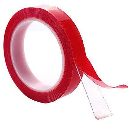 Ruban adhésif mousse double face à forte adhérence pour automobile (largeur : 1 cm, longueur : 3 m)