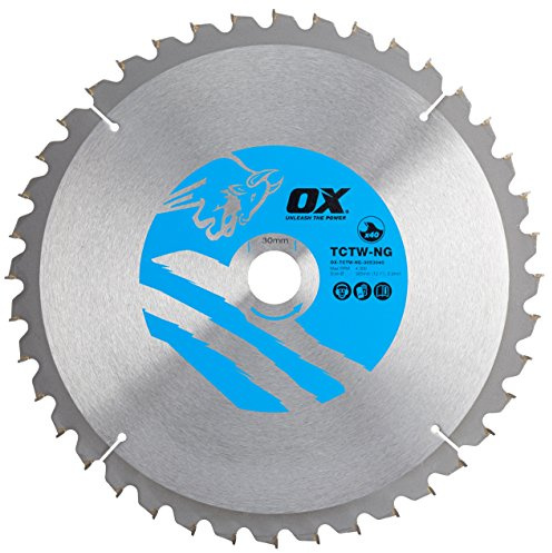 OX Wood Cutting Negative Rake Circular Saw Blade 305/30mm, 40 Teeth ATB