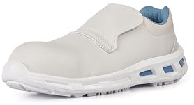 U-Power Red Lion® Blanco, senza metallo, White senza stringhe, scarpe antinfortunistiche basse, Suola Infinergy, comode e leggere, idrorepellenti, antiscivolo (43)
