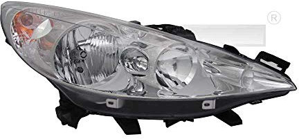 Scheinwerfer Hauptscheinwerfer Frontscheinwerfer rechts H7/H1 für Modell 207 CC WD_ WA_ WC_ WK_ mit Stellmotor LWR Glühlampe