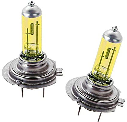 2x Jurmann H7 100W 12V Gelb Yellow Halogen Birne für Scheinwerfer, Fernlicht, Abblendlicht, Nebelscheinwerfer - Off-Road