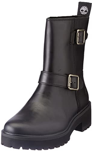 Timberland Women's Carnaby Cool Biker Boot Ankle, noir profond, 39 EU