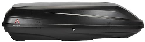 G3 Bicube Dachbox 500 Liter Dachkoffer Lx1760mm, Bx902mm, Hx425mm, Autokoffer Kunststoff matt schwarz