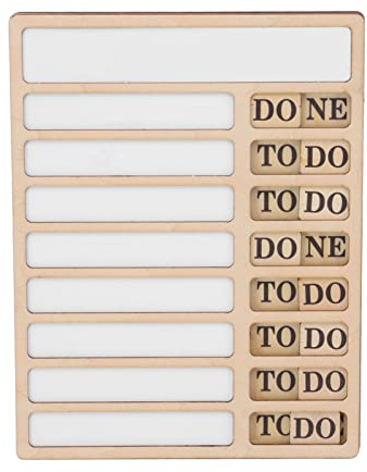 To Do Listen Planer Memoboards, Tragbar Holz Tägliche Checkliste für Kinder, lernen, Seniorenpflege, Heimbüro, Reiseplanung