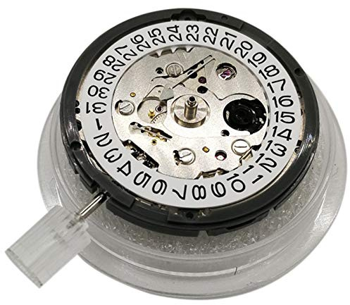 RIYAN NH35 - Reloj mecánico automático de alta precisión con movimiento y fecha, plata