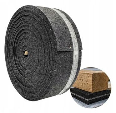 Gummigranulat Rolle 6m x 50mm x 10mm Bautenschutzmatte Terrassenpads