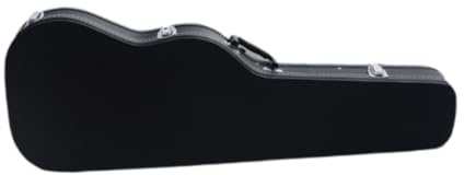 Gitarrentasche, E-Gitarrenkoffer, Reisekoffer, dick gepolstert, Handheld mit seitlichem Griff, gepolsterter Gitarrenkoffer für Basszubehör, Schwarz