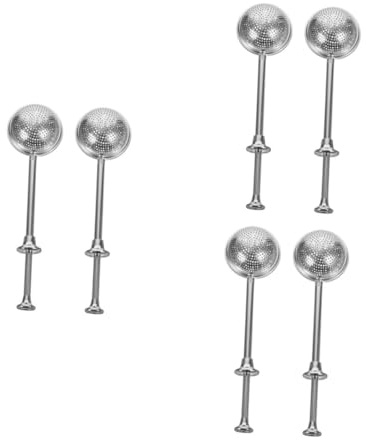 Cabilock 3sets Loose Leaf Tea Brewer Tea Infuser Strainer Made of Stainless-Steel 2pcs*3