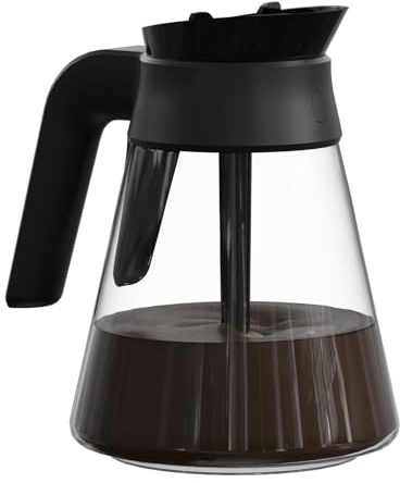 Coffee Bar 6-Cup Glass Replacement Carafe Compatible with Ninja CF080, CF080C, CF080CCO, CF080A, CF080Z, CF080Q, CF080W, CF081, CF081C, CF082 Coffee Bar Brewers