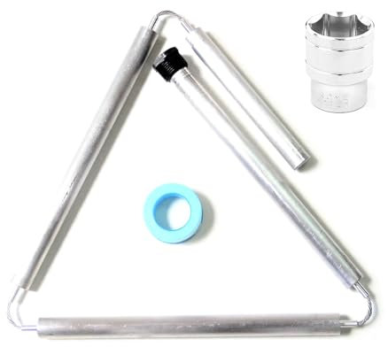 QIIIMSLSS Extienda Vida Útil Los Calentadores Agua con Materiales Resistentes Aleación Juego Varillas Ánodo Ajuste Y Eliminación Olores Uso Diario