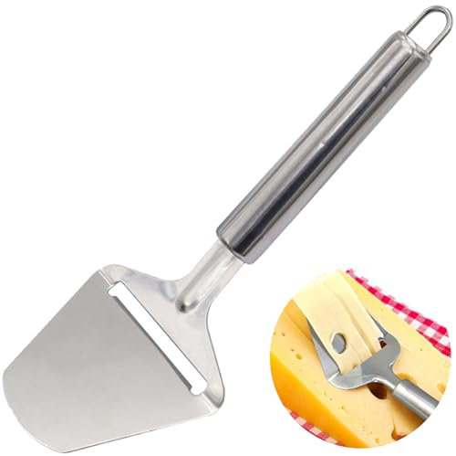 GIONAR 1 Stück Käsehobel aus Rostfreiem Edelstahl,Käseschneider,Cheese Slicer,Käsehobel Testsieger, Käsemesser Set ideal zum Servieren am Tisch