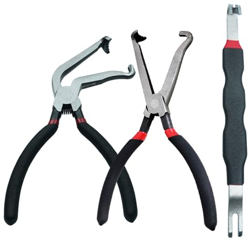 Upgraded 3PCS Electrical Disconnect Pliers 37960 37980,60 Degree Automotive Tool,Electrical Connector Separator 13120 for Cars,Easily Disconnect the Locking Push Tab Electrical Connector