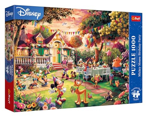 Trefl - Puzzle 1000 Teile, Mickys Geburtstagsfeier,