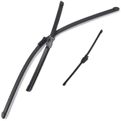 ERUEUBGRM Für VW Für Tiguan MK1 2007-2017 Windschutzscheibe Windschutzscheibe Fenster Vorne Hinten Wischerblätter Set Wischerblätter