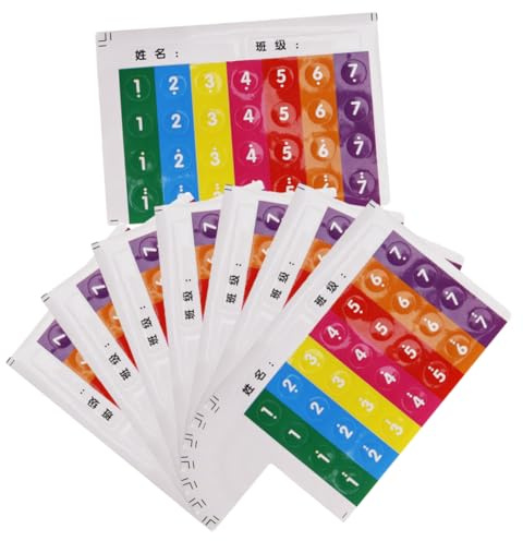 Panflöten Notenaufkleber 8 Stück Sticker für Anfänger | Leicht Ablösbar, Rückstandsfrei, zum Aufkleben und Abziehen, Zubehör für Musikinstrumente