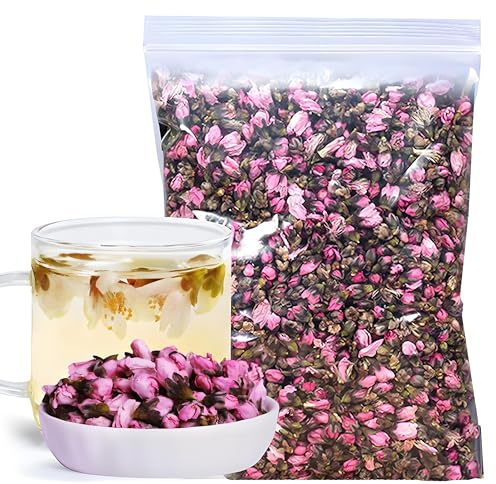 Té Chino Artesanal De Flores De Durazno Secas La Fragante Flor Ofrece Un Sabor Intenso Y Una Suave Dulzura Bebida Relajante Con Aroma a Infusión (500g)