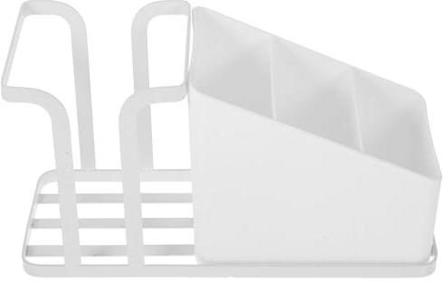 TOYANDONA Organizador de Bolsitas de Té y Vasos Desechables Blanco con Dispensador Caja Multifuncional para Almacenamiento de Condimentos y Cápsulas Diseño Resistente para Bar y Cocina