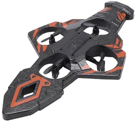 Luocute Ferngesteuertes Flugzeug, Ferngesteuertes Flugzeug, Drohnen für von 8–12 Jahren, Fliegendes für Jungen und Erwachsene für Anfänger mit Stabilem Schwebeflug (ORANGE)
