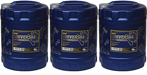 Set 30 Liter 85476740 MN8107-10 10 ORIGINAL MANNOL Universal Getriebeoel 80W-90 API GL 4