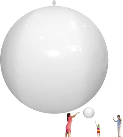 LED-vattenboll uppblåsbar – lysande poolleksak, 16 färger, vattentät strandboll PVC 40 cm, robust evenemangs-dekorationstillbehör | stämningsfulla bollar, set, fest för vuxna flickor