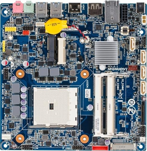 Scheda madre Fit For GIGABYTE MQHUDVI Mini-ITX AMD A75 Socket FM2 4 X SATA III DDR3 16GB Supporto APU A4-5/A6-5/A8-5/A10-5 Cpu