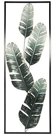Atmosphera Déco Murale métal bananier 31x89cm