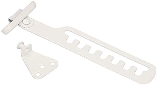 KOTARBAU® Kipp-Regler für Fenster Fensterfeststeller Zuschlagschutz Fensterriegel zum Einstellen der Fensteröffnung Fensterstopper Kippschere Weiß