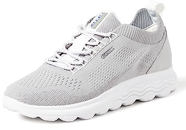 Geox Damen D Spherica A Sneakers, Lt Grey, 41 EU