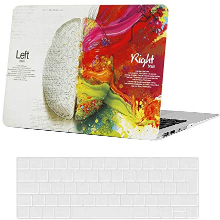 AUSMIX kompatibel mit MacBook Pro 14 inch Case 2024 2023-2021 Release M3 A2918 A2992 M2 A2779 M1 A2442 Pro Max, Kunststoff Hartschalenhülle Schutzhülle & Tastaturabdeckung für Mac Pro 14'', Gehirn