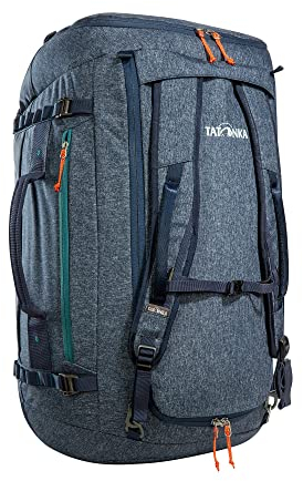 Tatonka Duffle Bag 65L - Faltbare Reisetasche mit Rucksackfunktion, abschließbar, klein verstaubar und mit 65 Liter Volumen
