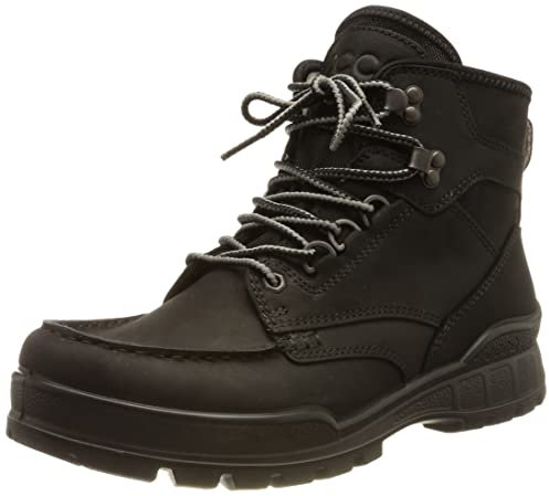 Ecco Herren Track 25 Mid-Cut Boot, Black/Moon Rock, 41 EU