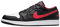 Nike Herren Air Jordan 1 Basso Gymnastikschuhe, Nero Rosso Fuoco Bianco, 45 EU