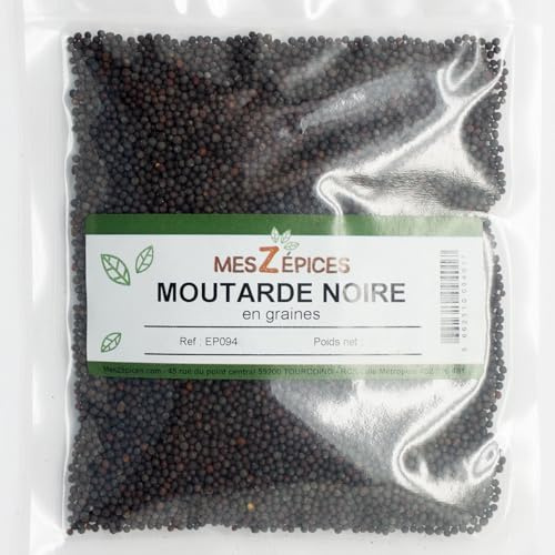 Moutarde noire en graines - Sachet de 250 g