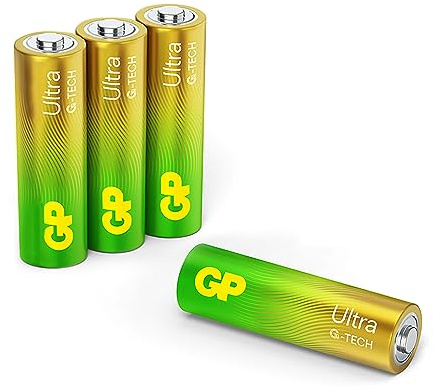 AA GP - Batterie alcaline Ultra 1,5 V, 4 pezzi
